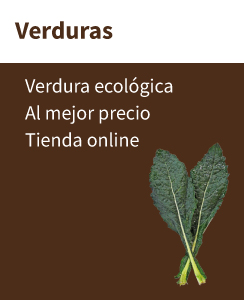 Verduras ecológicas en nuestra tienda ecológica online