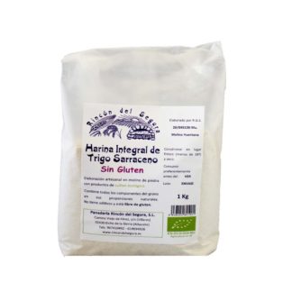 Harina integral de trigo sarraceno <br> ecológica (sin gluten) paquete 1kg