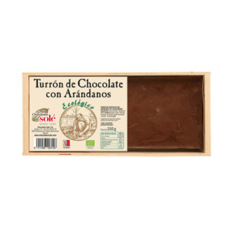 turron-chocolate-arandanos - COME DE LA HUERTA