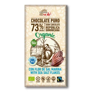 Chocolate negro 73% flor de sal